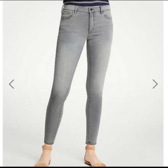 Ann Taylor The Skinny Jeans In Gray Size 14 - Picture 2 of 12